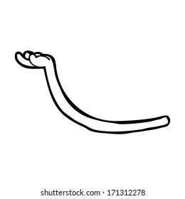 cartoon arm gesture