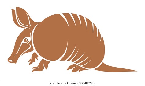 Cartoon Armadillo.