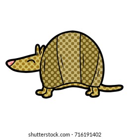 armadillo de dibujos animados