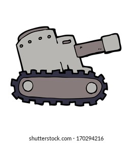 Cartoon Army Tank Stock Illustration 180013178