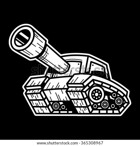 Cartoon Army Tank