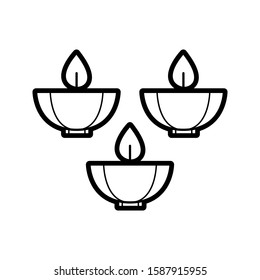 Cartoon Aromatherapy Candles Icon Vector