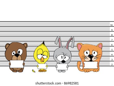 Cartoon arrest