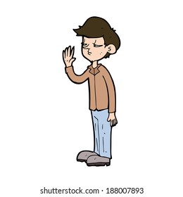 caricatura arrogante