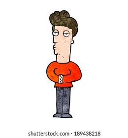 Cartoon Arrogant Man Stock Vector (Royalty Free) 189438218 | Shutterstock