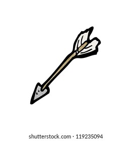 flecha de dibujos animados