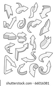 cartoon arrow
