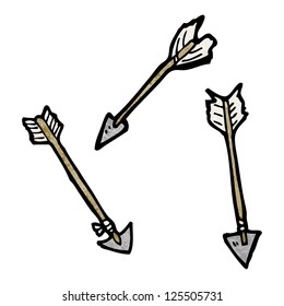 flechas de dibujos animados