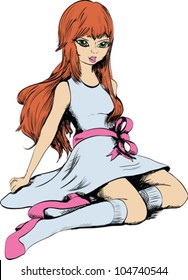 Cartoon art drawing