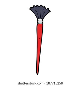cartoon artist's brush