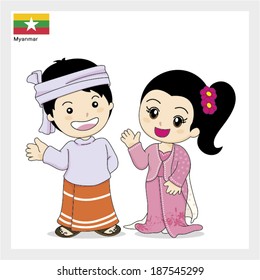 Cartoon ASEAN Myanmar