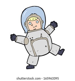 astronauta de dibujos animados