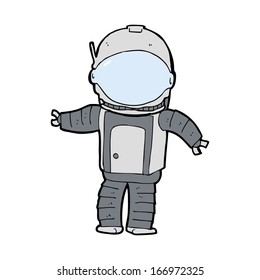 cartoon astronaut