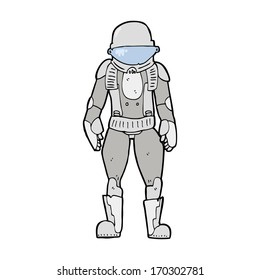 cartoon astronaut