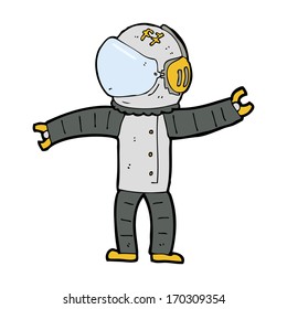 cartoon astronaut
