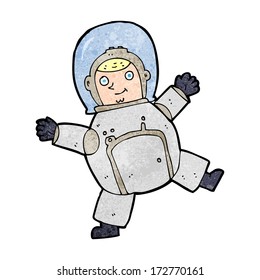 astronauta de dibujos animados