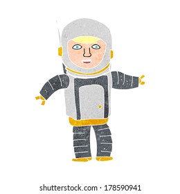 Cartoon-Astronautin