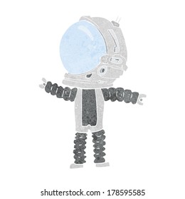 cartoon astronaut