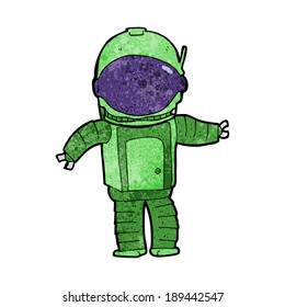 cartoon astronaut