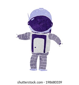 astronauta de dibujos animados