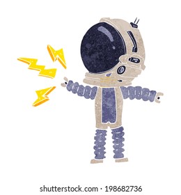 cartoon astronaut