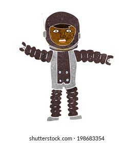 cartoon astronaut