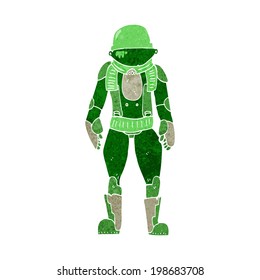 astronauta de dibujos animados