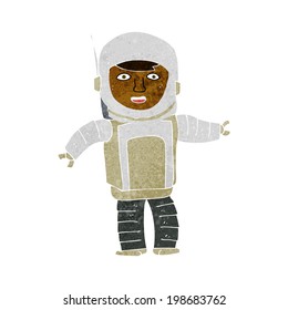 cartoon astronaut