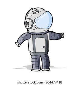 cartoon astronaut