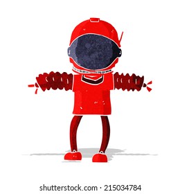 cartoon astronaut
