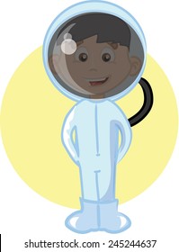 Cartoon Astronaut 