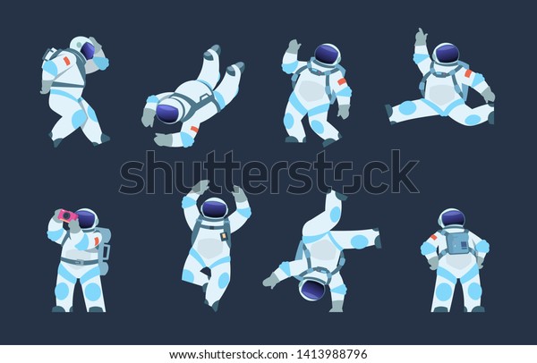 Astronaute De Dessin Anime Cocosmonaute De Image Vectorielle De Stock Libre De Droits