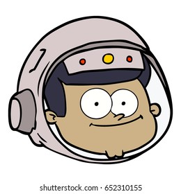 cartoon astronaut face