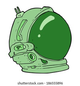 cartoon astronaut helmet