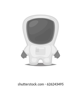 Cartoon astronaut vector isolated