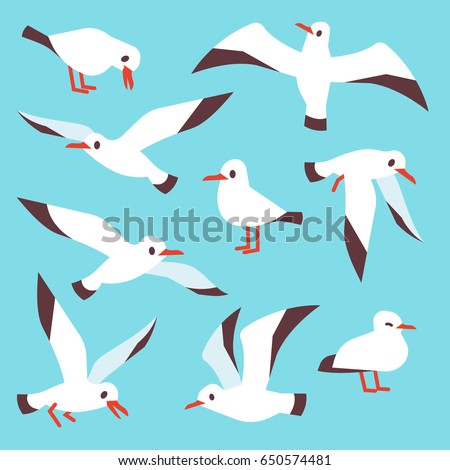 Similar – Image, Stock Photo flying Birds on the ice lake