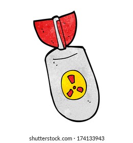 cartoon atom bomb