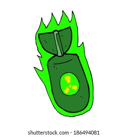 Cartoon-Atombombe