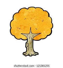 Cartoon-Herbstbaum