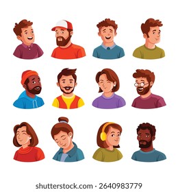 Cartoon Avatars with Different Styles