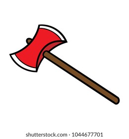 Cartoon Axe Illustration