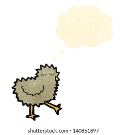cartoon baby bird