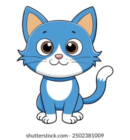 ein Cartoon einer Babykatze