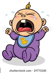 Cartoon Baby Crying