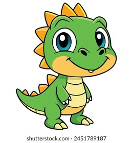 Cartoon baby cute dracorex illustrated 