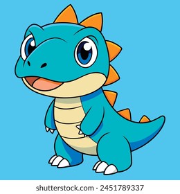 Cartoon Baby nette Dracorex illustriert 