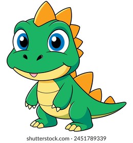 Cartoon baby cute dracorex illustrated 