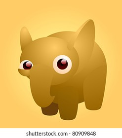 cartoon baby elephant