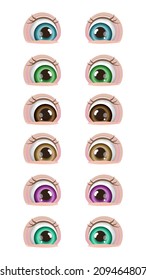 Cartoon Baby Eyes