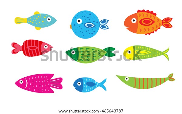 Dessin De Bebe Poisson Illustration Vectorielle Image Vectorielle De Stock Libre De Droits